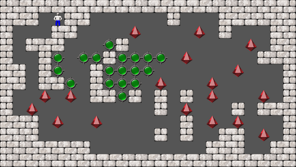 Сокобан More Bugs collections уровень 682